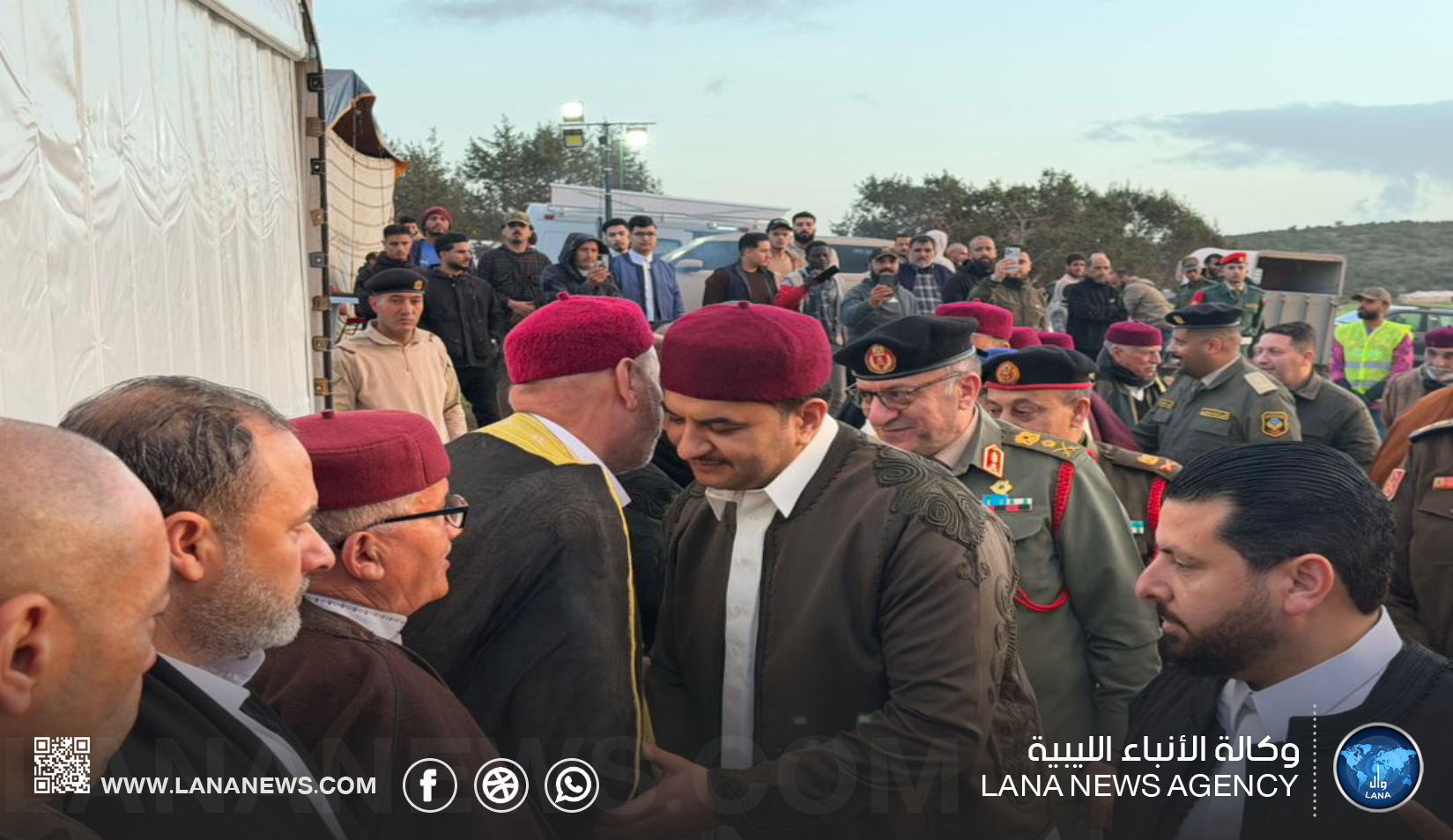 نائب القائد العام يلتقي أعيان الدرسة خلال إفطار رمضاني في البياضة