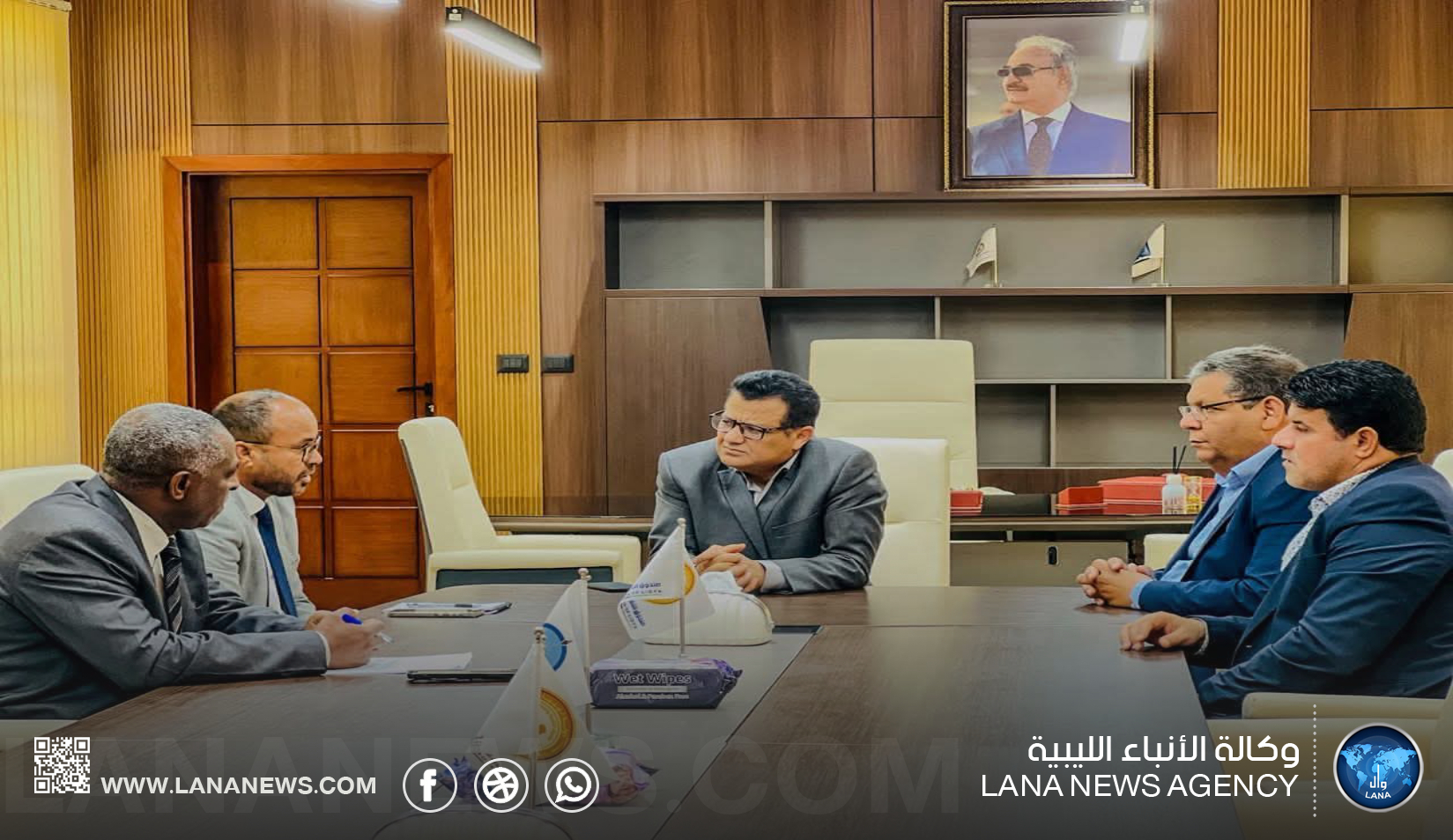 اجتماع مشترك بين جامعتي سرت وفزان لتعزيزِ التعاون في الدراسات العليا