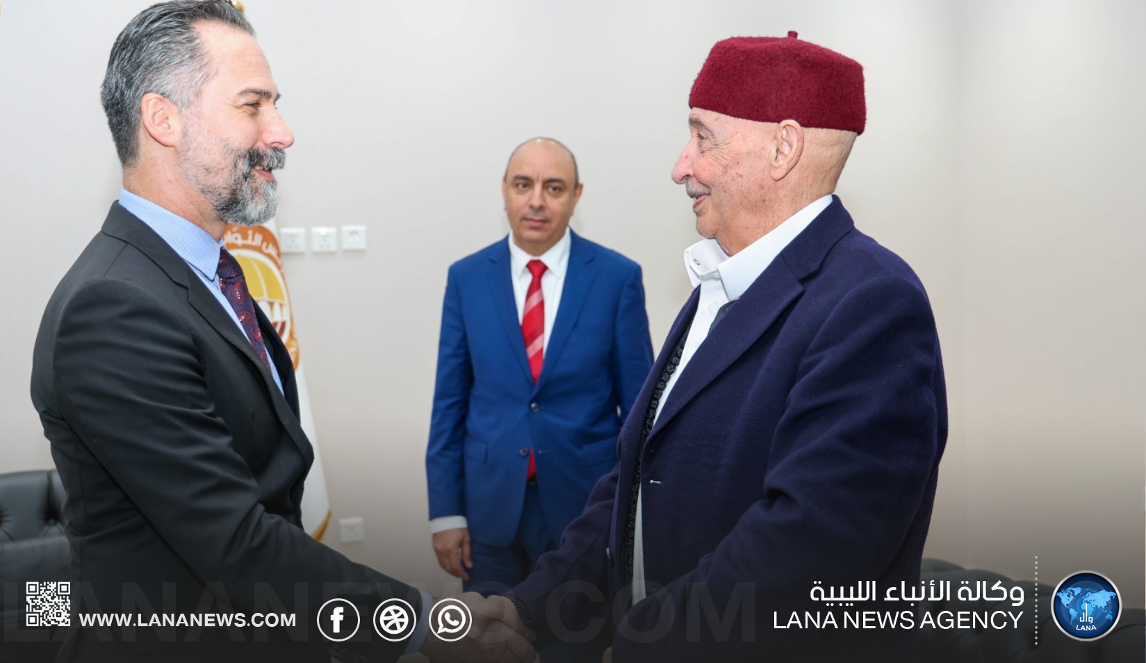 المستشار صالح يبحث مع السفير التركي تعزيز التعاون ويتلقى دعوة لزيارة أنقرة