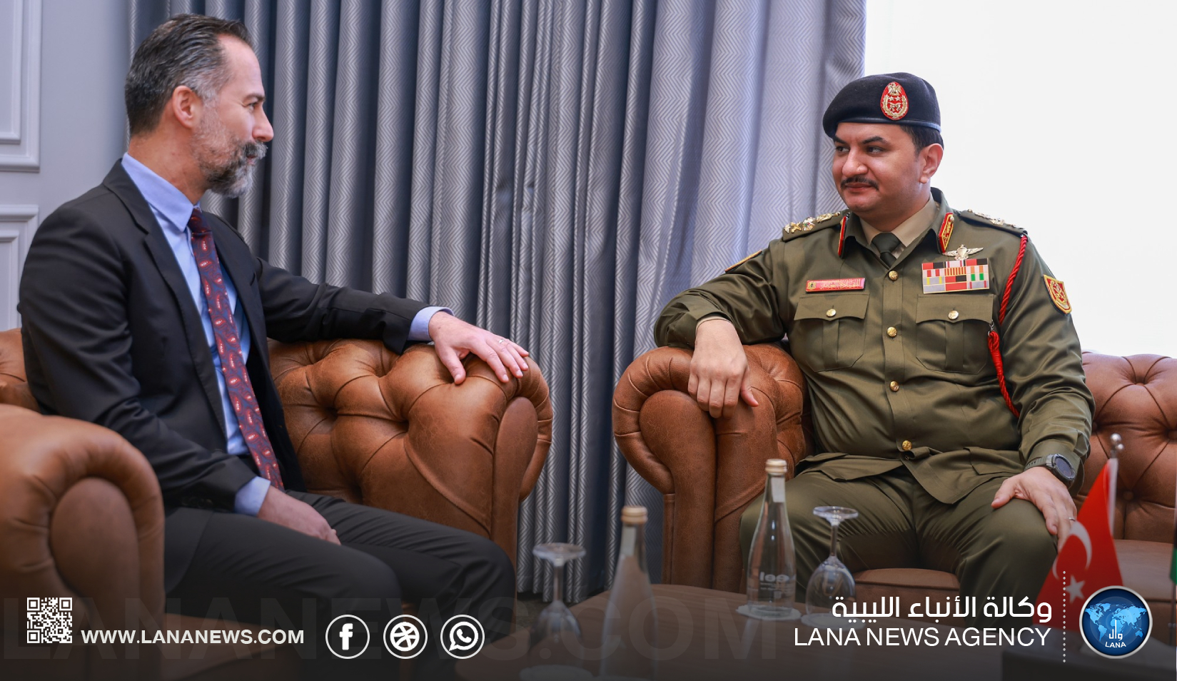 نائب القائد العام يستقبل السفير التركي