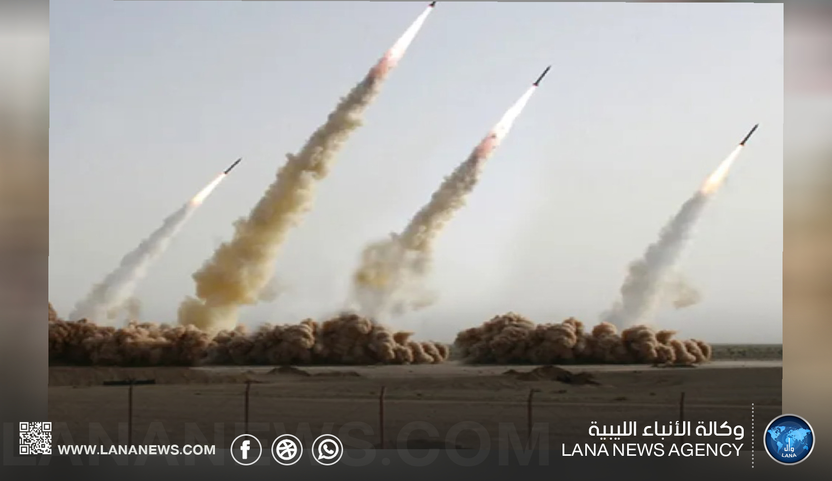 اعتراض صواريخ ومسيرات إيرانية في دول الخليج