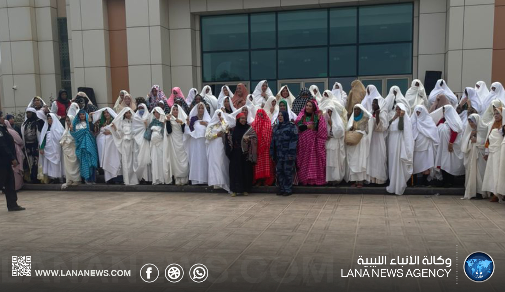 التجمع النسائي الأول للجرد الليبي يحتفي بالهوية الوطنية 