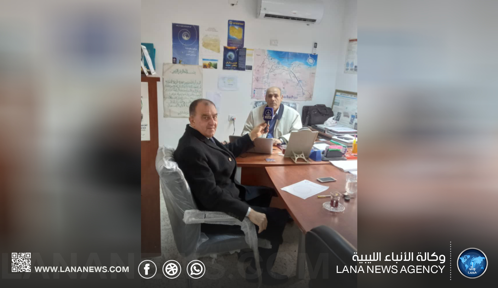 مراقب الأرصاد بسرت يؤكد استمرار هطول الأمطار