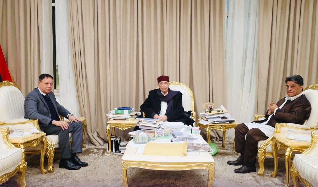 رئيس مجلس النواب يلتقي وزير العدل ورئيس مجلس القضاء