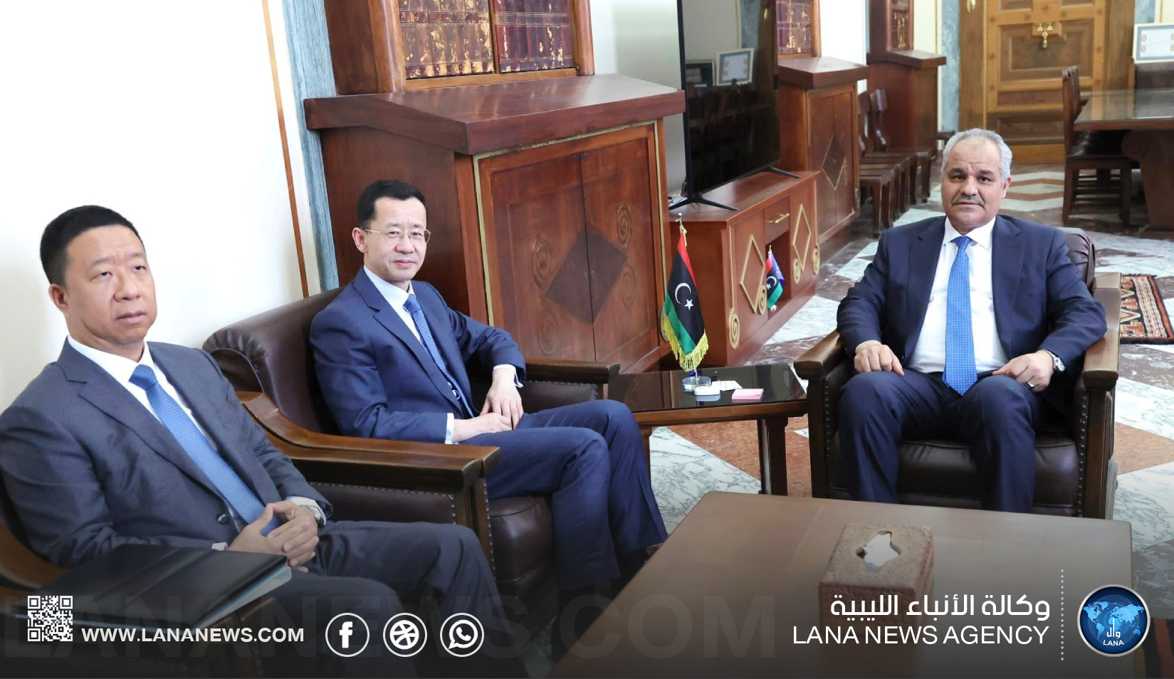المركزي يبحث تعزيز التعاون المصرفي مع الصين