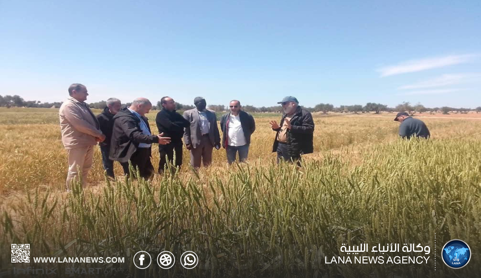 يزيارة علمية لتعزيزِ التعاون بين مركز البحوث الزراعية ومحطة مصراتة