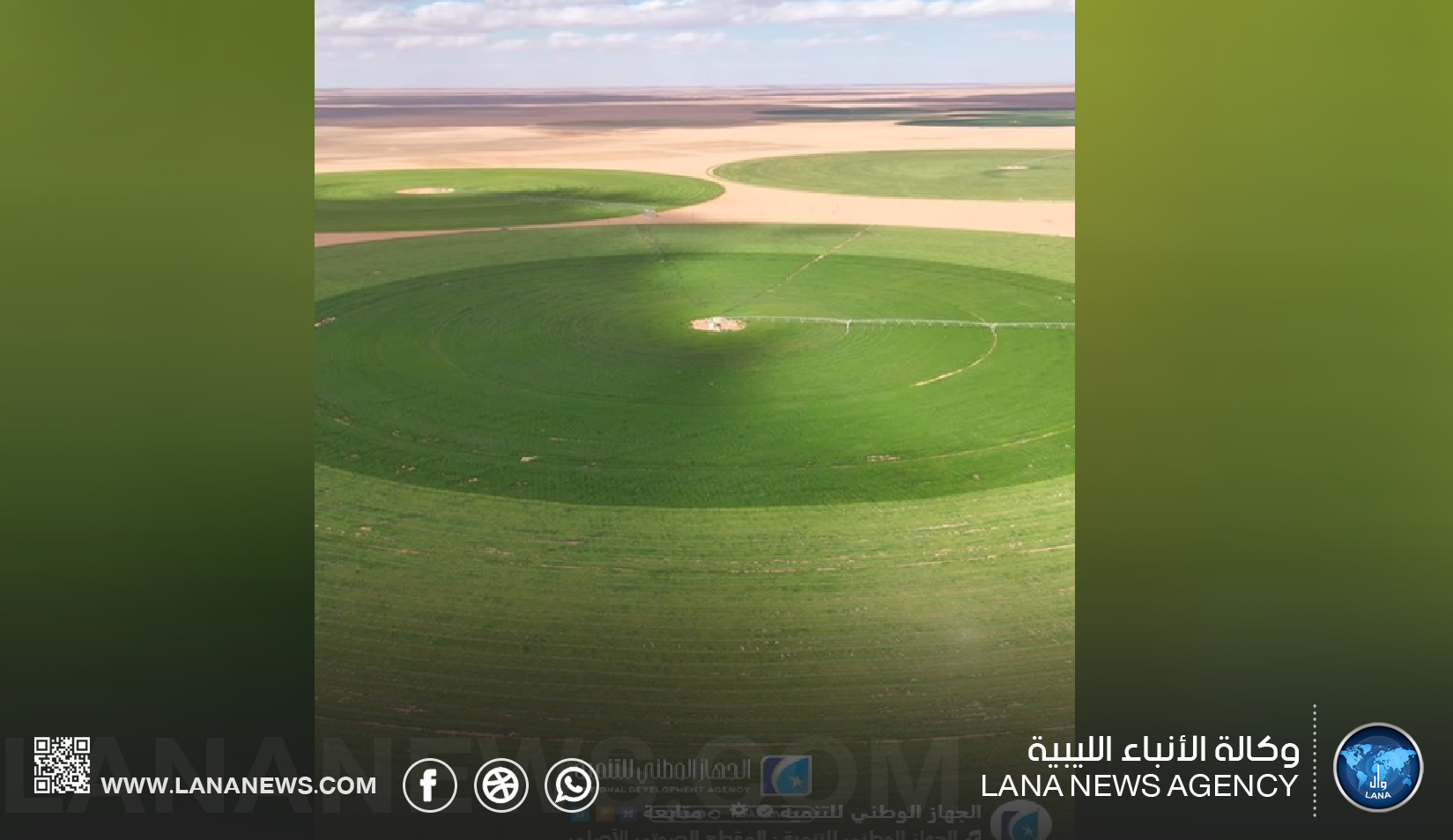 الجهاز الوطني للتنمية يُعيد إحياء مشروع الدبوات الزراعي في وادي الشاطئ