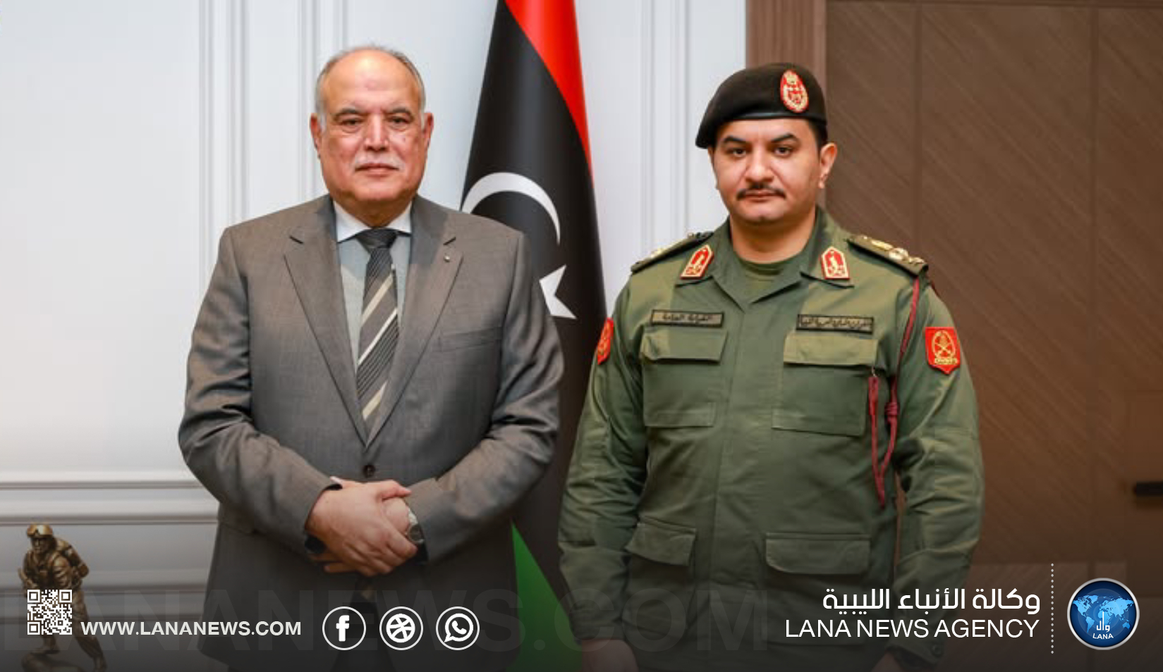 نائب القائد العام يبحث مع بوشناف أوضاع السجناء وآليات تنفيذ قرارات العفو