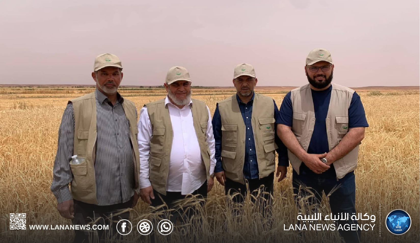 تجربة زراعية واعدة لزراعة الشعير العاري لأول مرة في ليبيا ببلدية زويلة