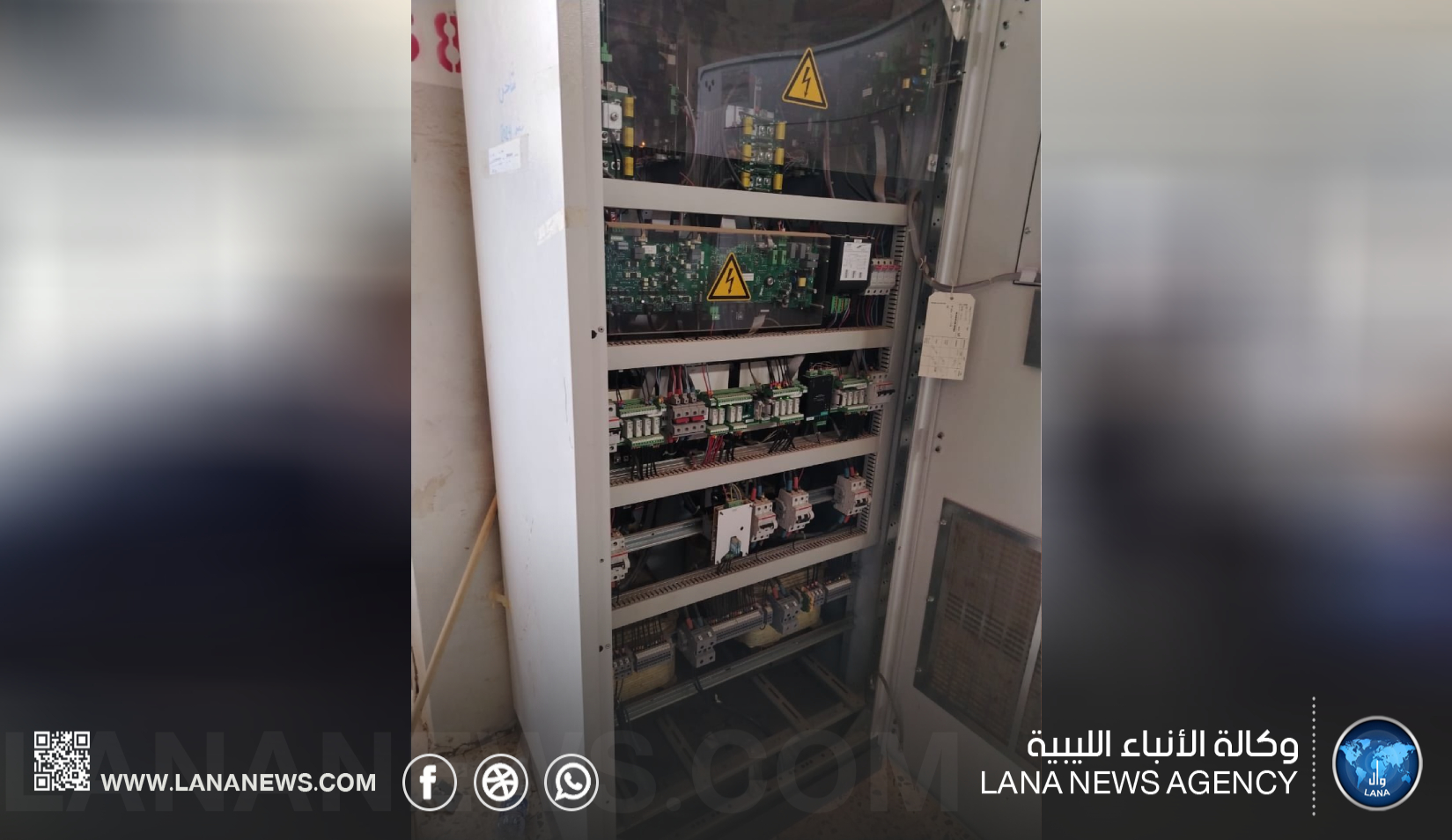 تركيب خلايا جديدة بمحطة جردس العبيد الكهربائية