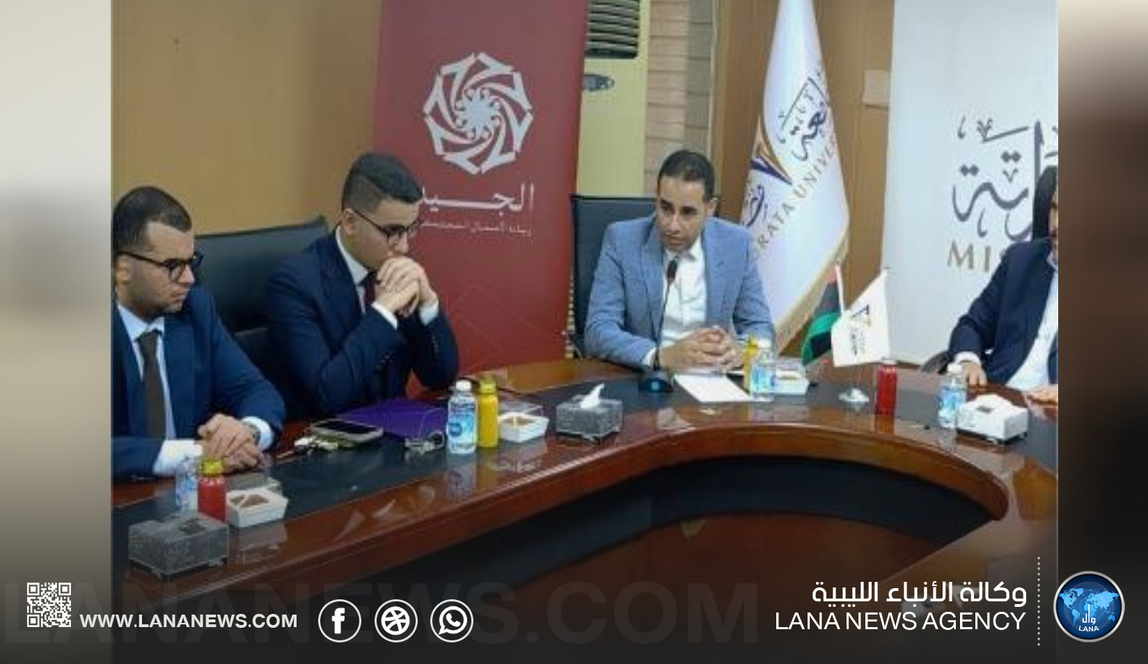 جامعة مصراتة تتسلم دفعة جديدة من الكتب العلمية الحديثة