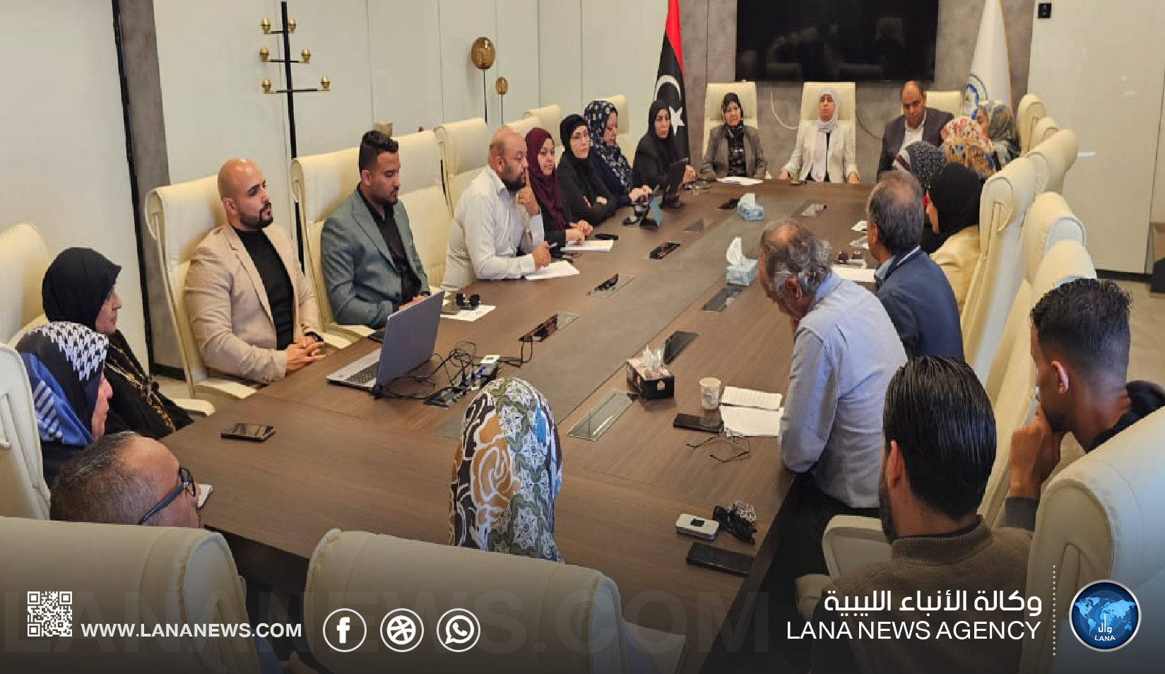 الاستعداد لإطلاق المؤتمر الدولي الأول للغات والذكاء الاصطناعي ببنغازي