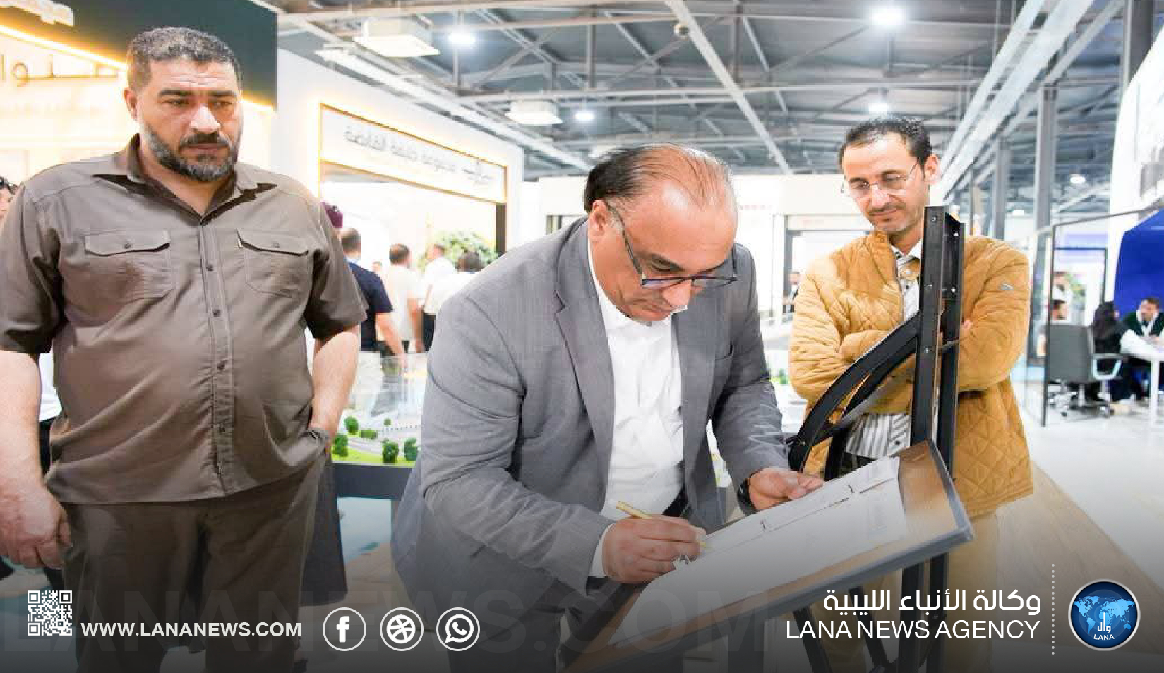 المعداني يقترح استضافة معارض ليبيا بيلد مستقبلا بسرت