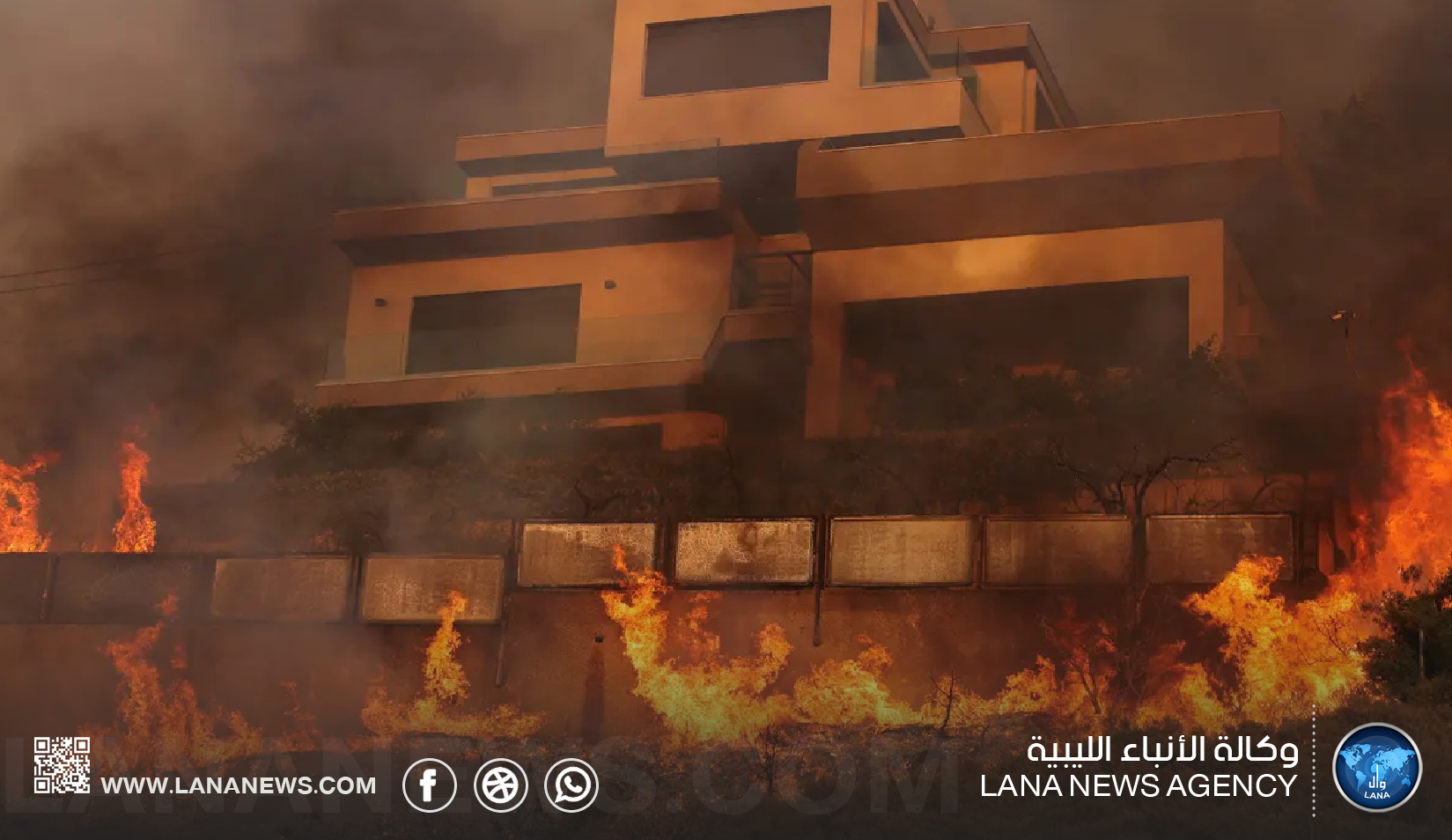 حرائق واسعة شمال اليابان وإجلاء آلاف الأشخاص