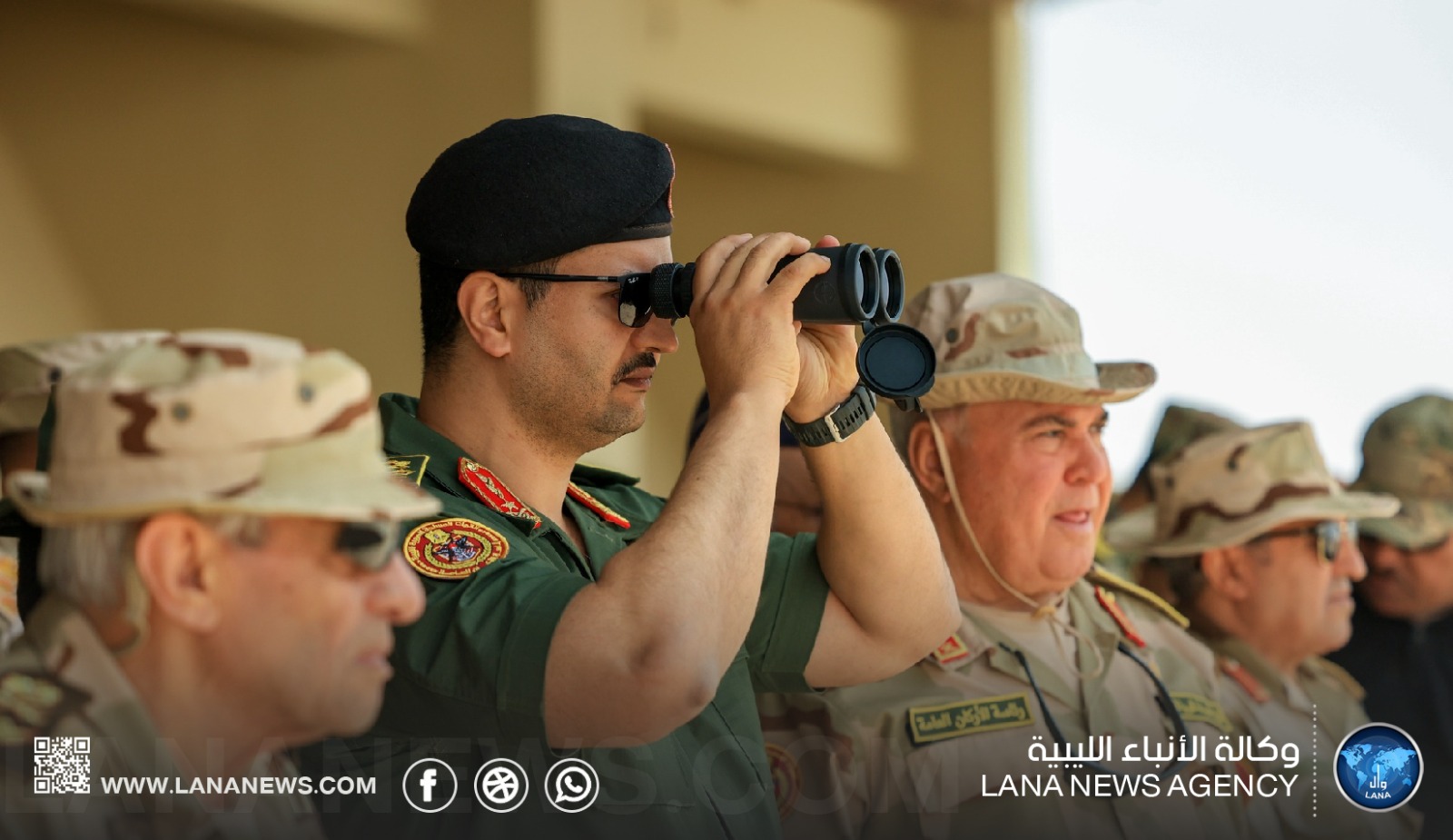 رئيس الأركان العامة يتابع ميدانيا استعدادات مناورة درع الكرامة 2