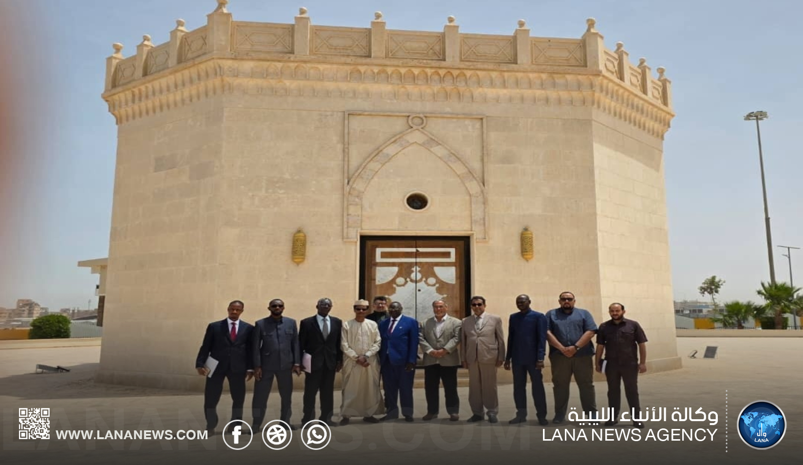 وفد تشادي يزور مركز السلام ببنغاري