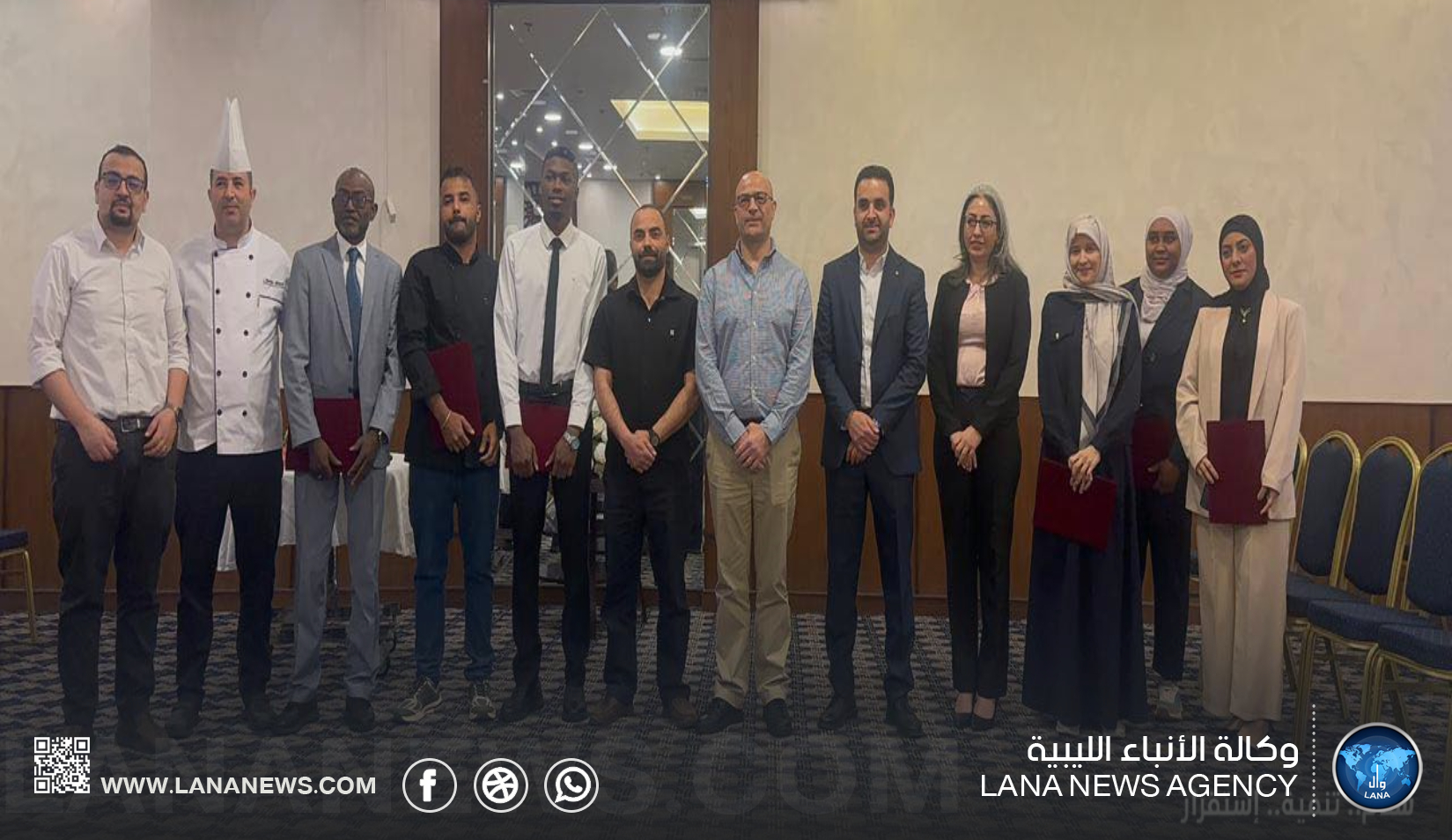تخريج طلاب السياحة والضيافة ضمن برنامج تدريبي في الأردن