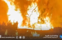 حريق يلتهم مزارع في غات ونقص الإمكانيات يعقّد جهود الإطفاء