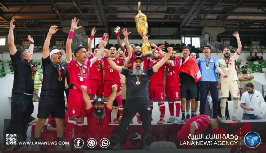 الاتحاد يُتوّج بلقب كأس السوبر لكرة القدم داخل الصالات 
