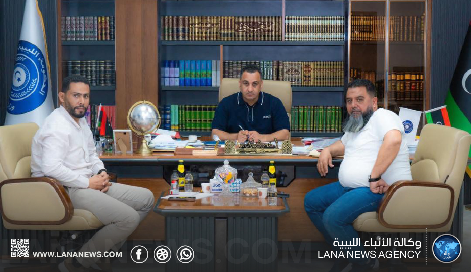 عميد بئر الأشهب يلتقي وكيل وزارة الحكم المحلي لبحث تطوير العمل البلدي