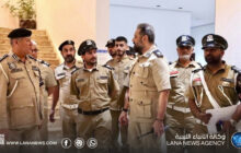 مدير أمن بنغازي الكبرى يجري جولة تفتيشية مفاجئة على المراكز الأمنية بخط الساحل