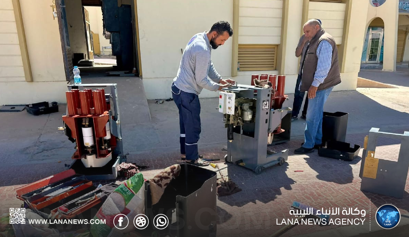 صيانة طارئة بمحطة كهرباء بسرت لتعزيز استقرار الشبكة