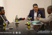 وزير العمل والتأهيل يبحث مع إعمار ليبيا تعزيز التعاون المشترك