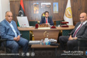 دومة يتابع نتائج مشروع المسح الإشعاعي مع مركز البحوث الصناعية