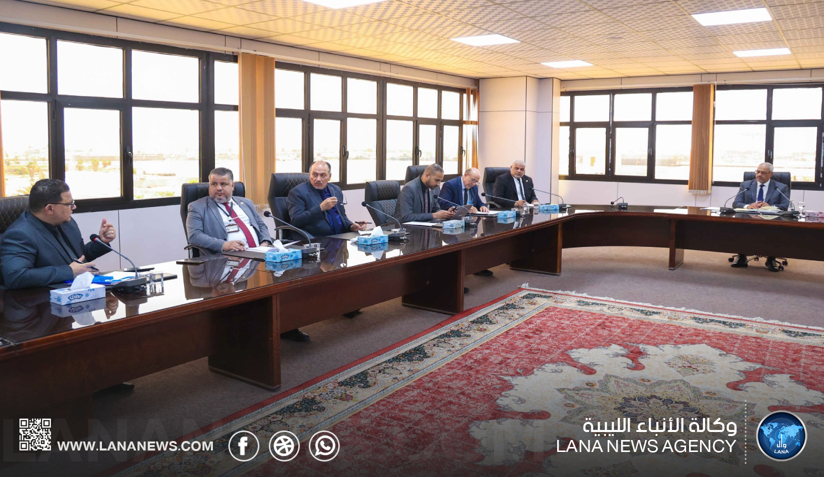 متابعة ترتيبات المؤتمر البرلماني الآسيوي الإفريقي ببنغازي