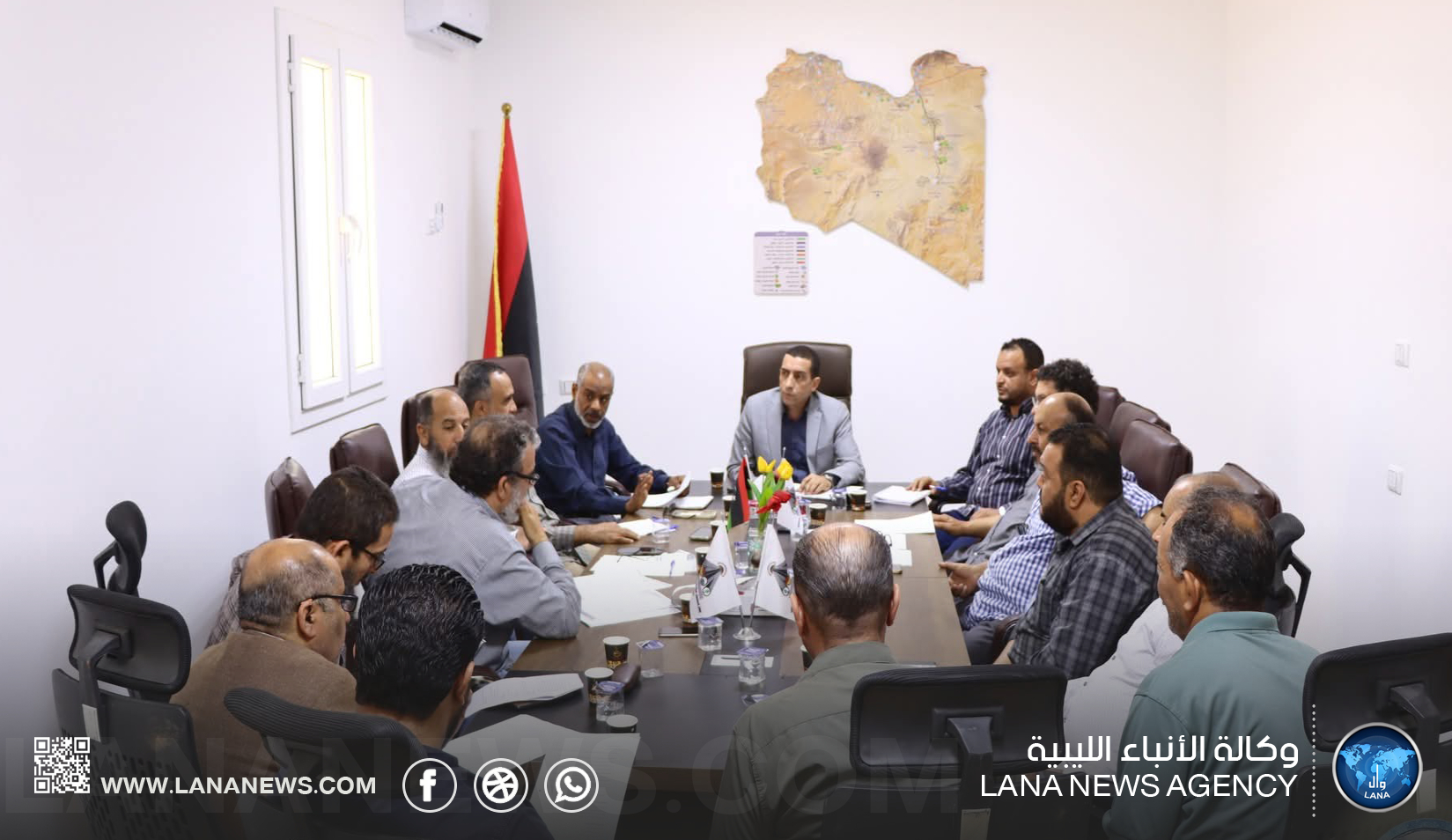 استثمار النهر الصناعي بالوسطى يراجع أداء الإدارات وتطوير الإنتاج