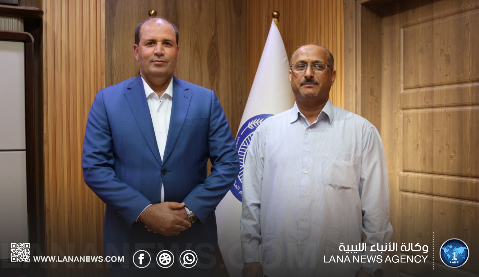 بحث معالجة نقص أعضاء هيئة التدريس بالأكاديمية الليبية ببنغازي