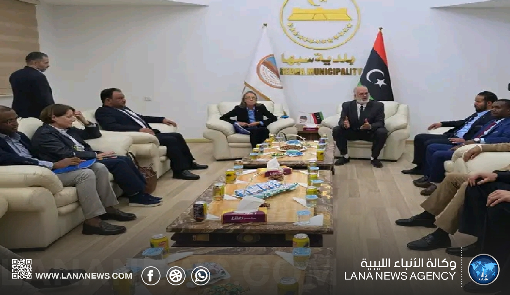 سبها تبحث مع الأمم المتحدة دعم المشاريع التنموية والخدمية