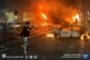 احتجاجات واسعة في أيرلندا أثر قيام لاجئ بطعن مواطن