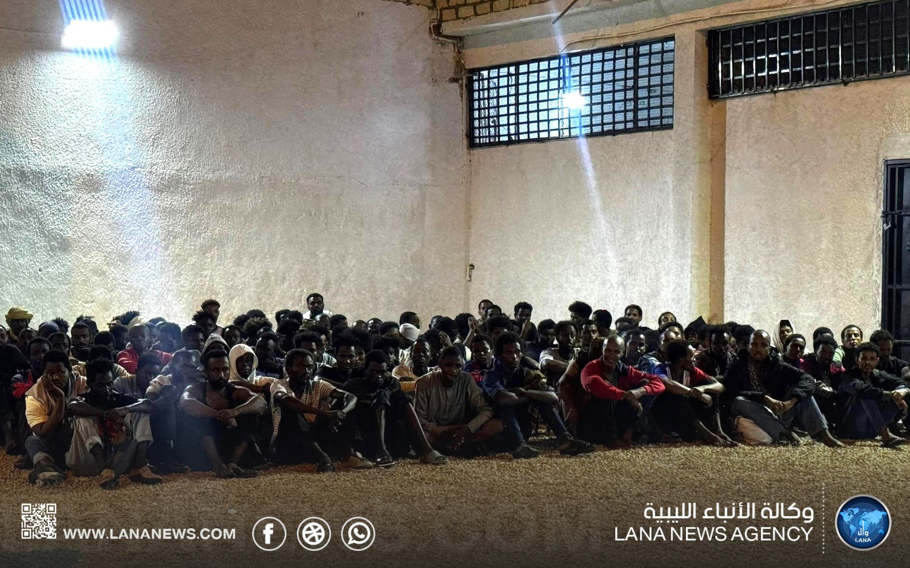 ضبط 221 مهاجرًا غير نظامي في بلدية اجدابيا