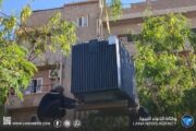 تركيب محول كهربائي جديد بمنطقة الماجوري بمدينة بنغازي