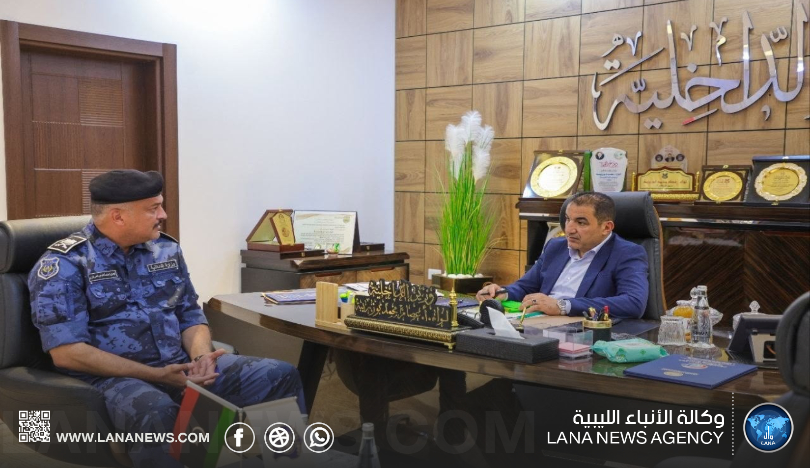 أبو زريبة يطلّع على مستوى أداء وجاهزية الدعم المركزي