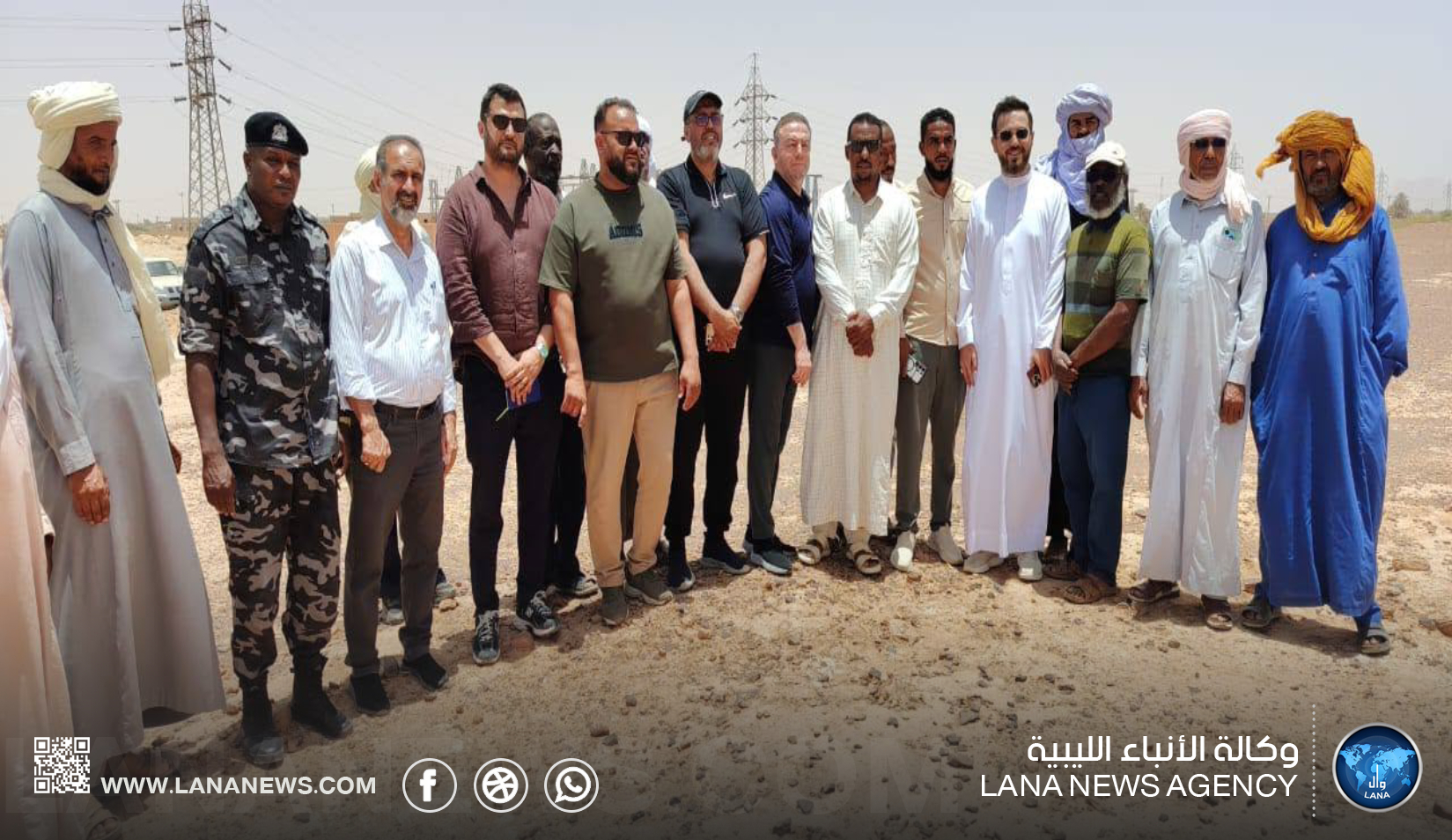 متابعة ميدانية لمشروعِ محطة الطاقة الشمسية بقدرة 50 ميغاوات في تهّالة