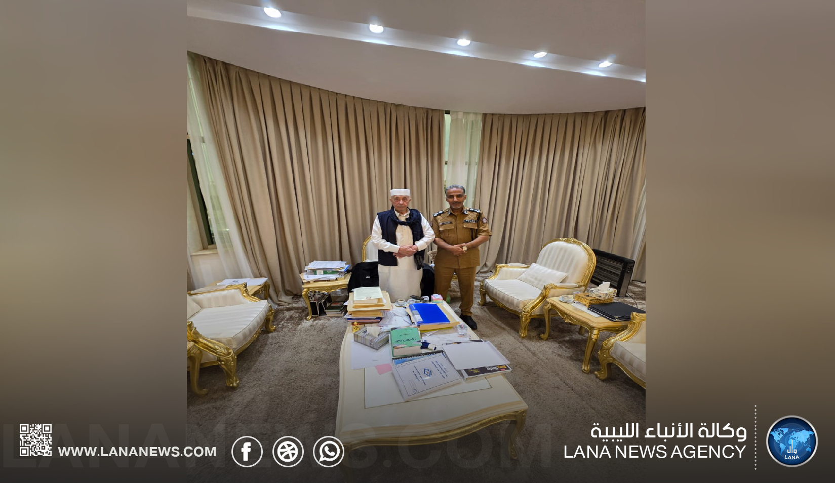 رئيس مجلس النواب يُتابع أوضاع فرع السلامة الوطنية بالجبل الأخضر