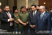 زيارة ميدانية للقائد العام إلى قاعة المؤتمرات بمدينة سرت