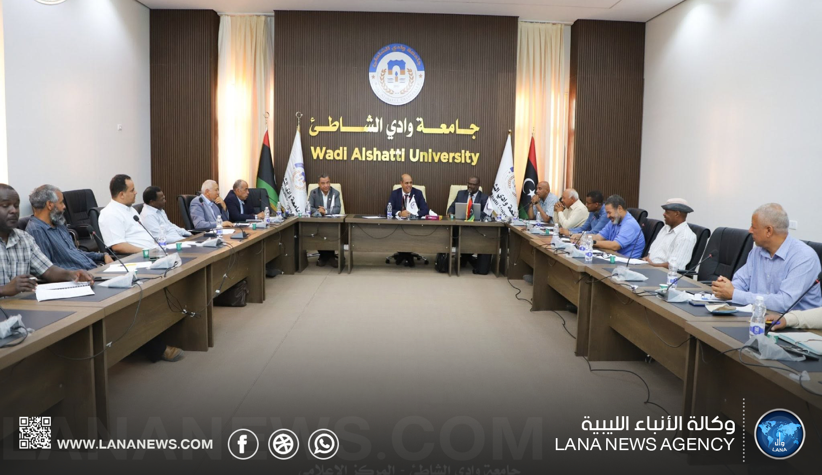 جامعة وادي الشاطئ تبحث مستقبل برامج الدراسات العليا