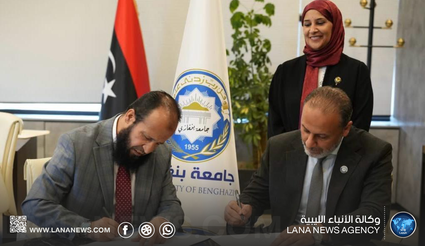 جامعة بنغازي والمركز الوطني للأورام يُطلقان تعاونًا بحثيًا مُشتركًا