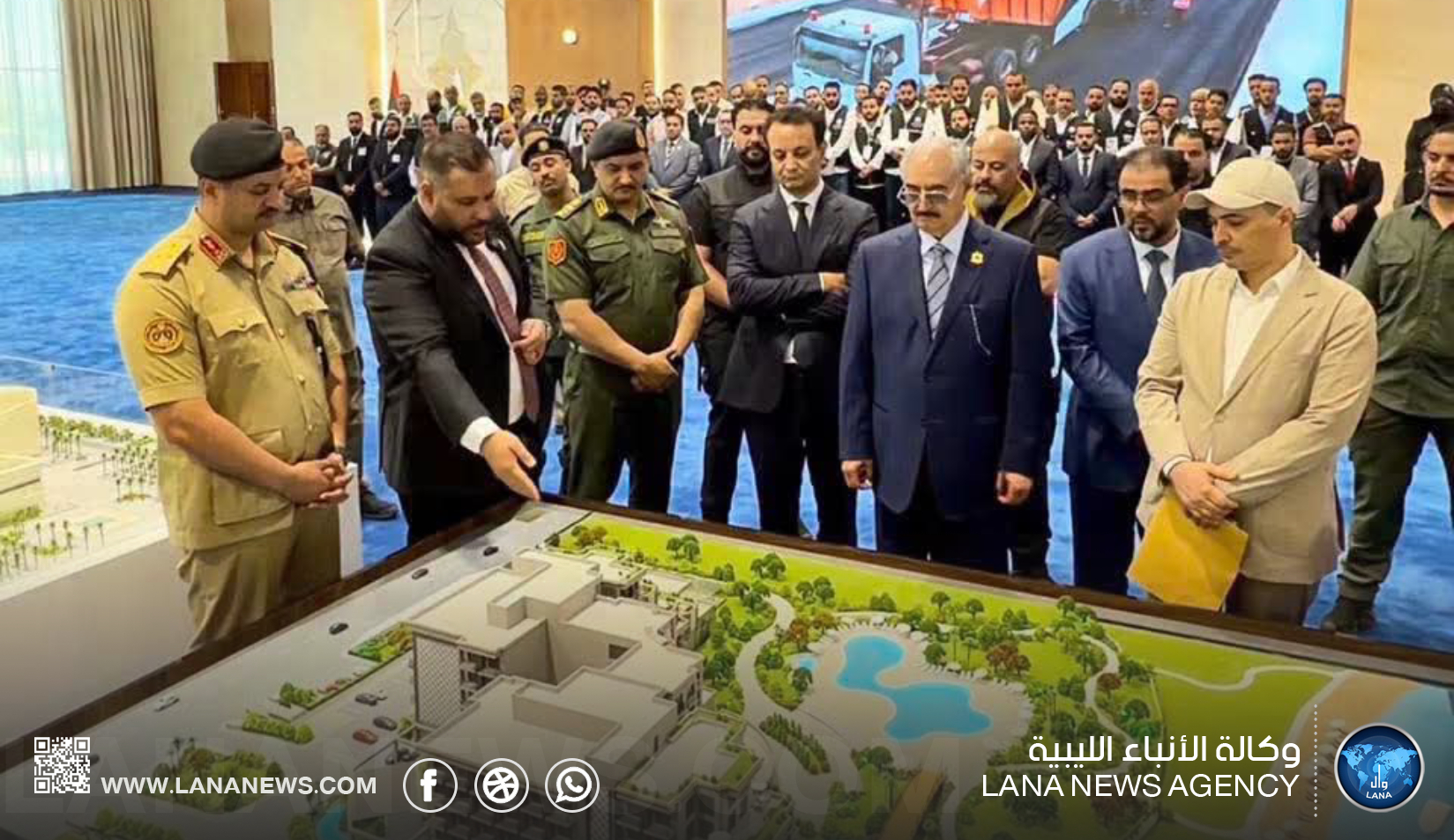 القائد العام يلتقي أهالي سرت ويعلن حزمة مشاريع تنموية جديدة