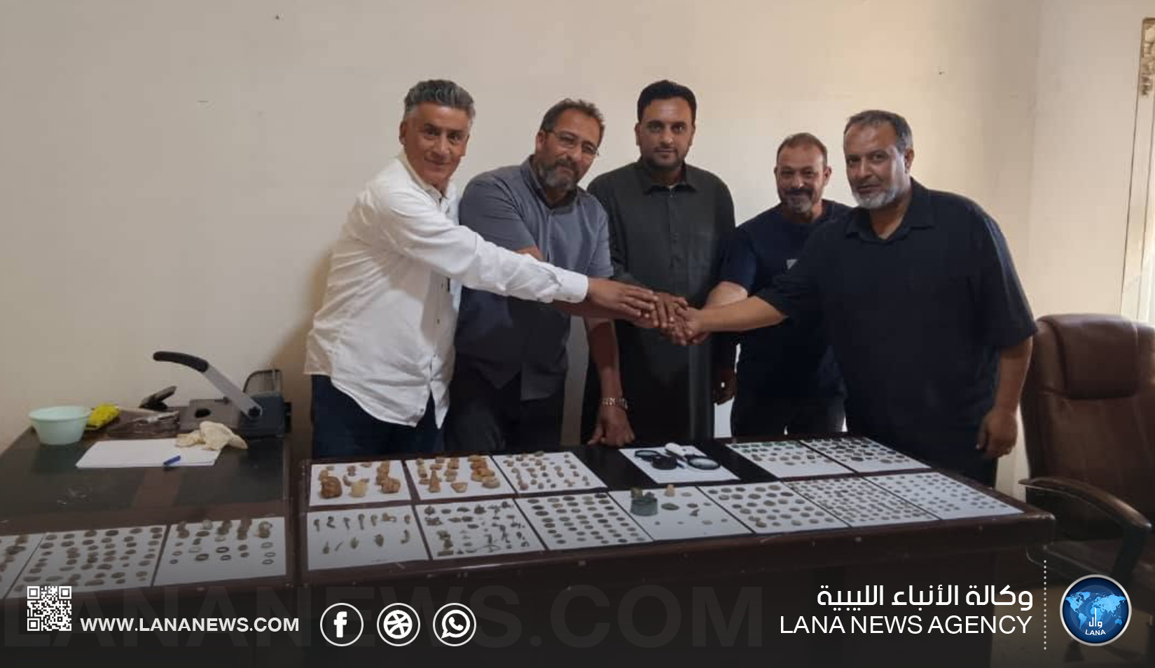 مراقبة آثار الأبرق تتسلم قطعاً أثرية تعود إلى فترات تاريخية متعددة