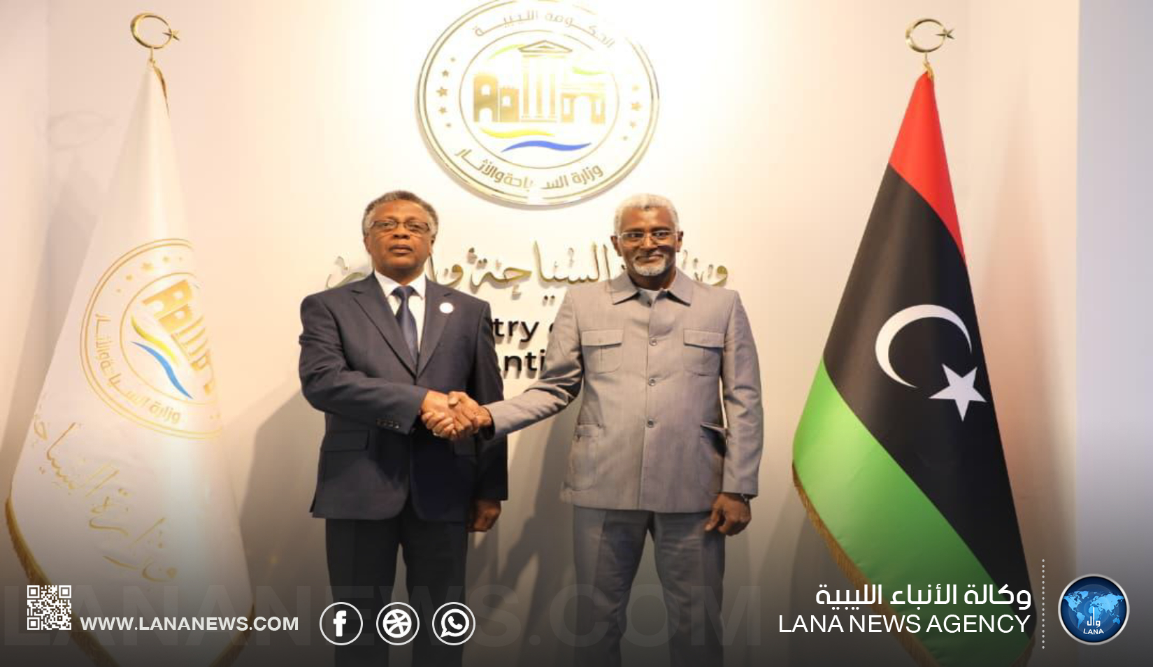 وزيرا الشؤون الأفريقية والسياحة يبحثان تعزيز التعاون مع دول القارة الأفريقية
