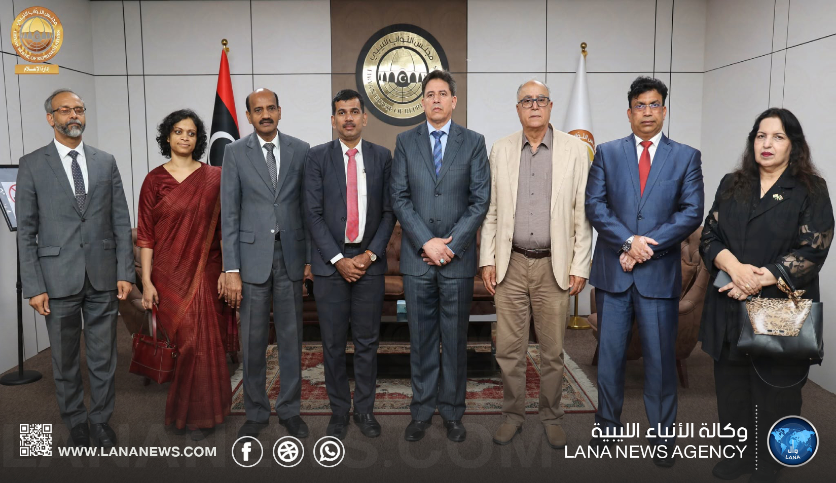 مباحثات ليبية هندية لتوسيعِ التعاون في الاستثمار وبناء القدرات
