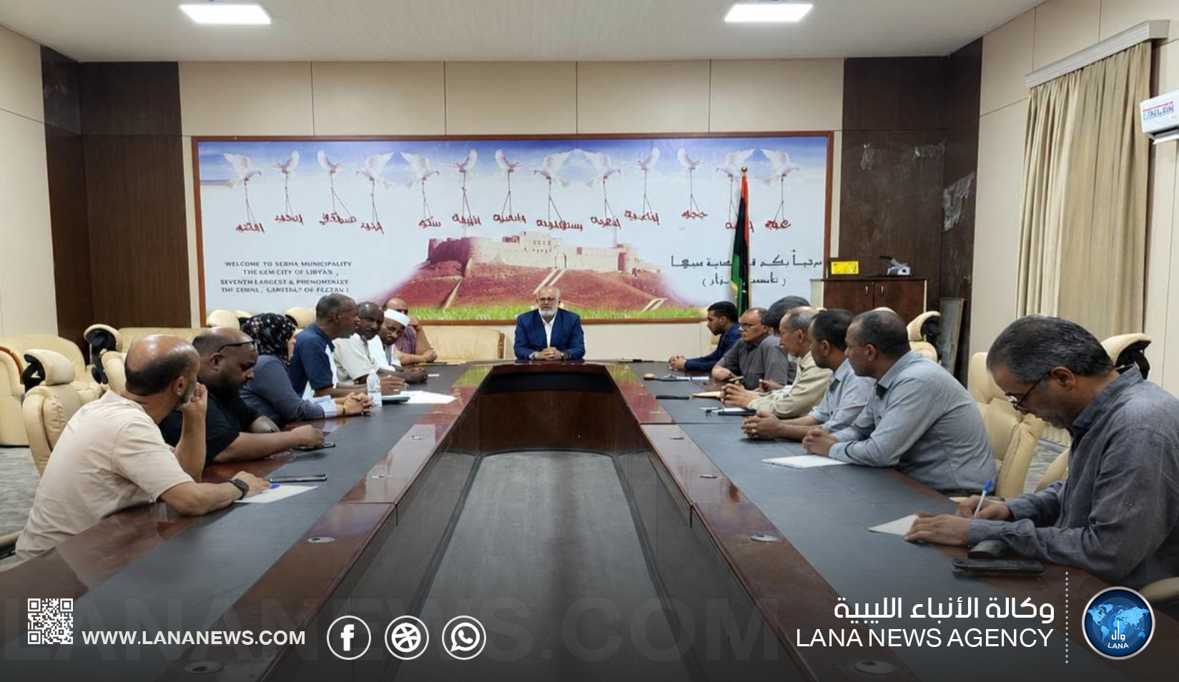 عميد سبها يُشدّد على تعزيز الانضباط وتحسين الخدمات للمواطنين