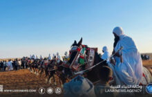 أكثر من 130 فارسًا يُحيون ختام مهرجان العيدية للفروسية الشعبية بسرت
