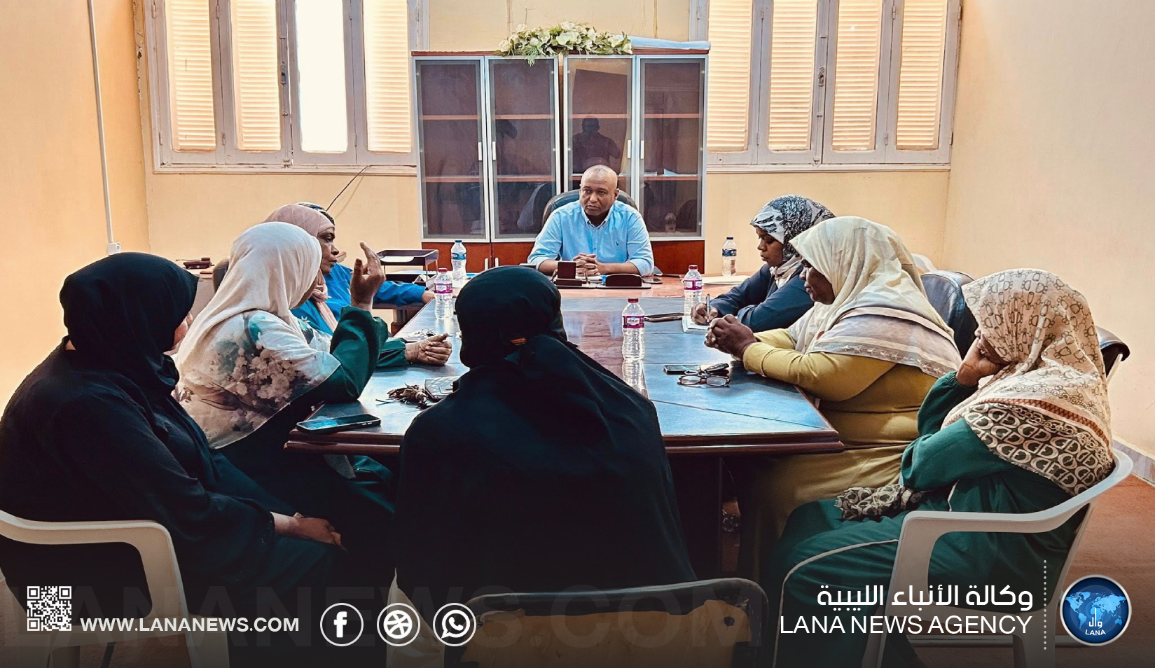 بلدية غات تستعرض سُبل إشراك المرأة في مواجهة الأزمات والكوارث