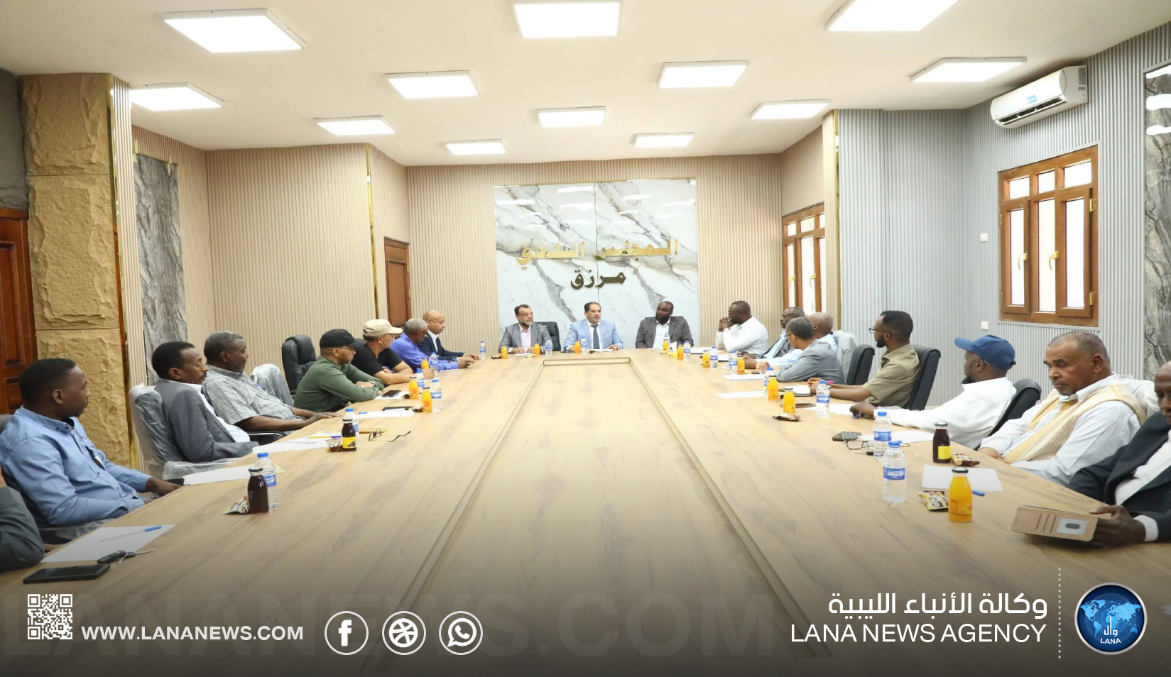 بلدية مرزق تُناقش إزالةِ مُعوقات الاستثمار ودعمِ القطاع الخاص