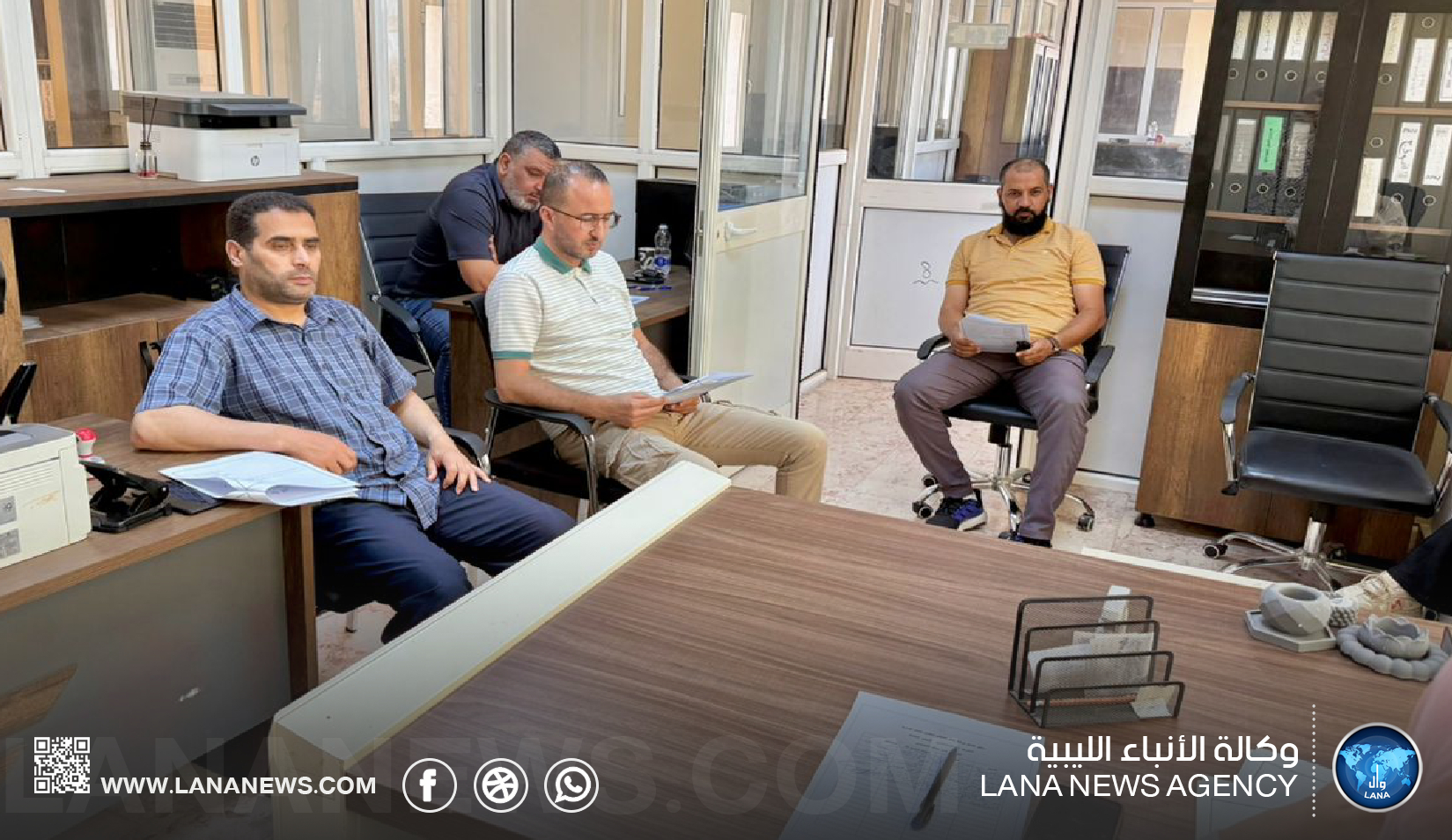  جلسة عمل لتطوير مهارات الأرشفة الإدارية ببنغازي